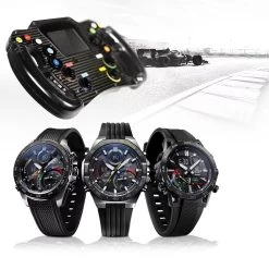 Casio Edifice Bluetooth ECB-40MP-1AEF Suspensione - Racing Multi-Color Series Watch -Professional Watch Store casio edifice ecb 40mp 1aef suspensione racing multi color series 14899636