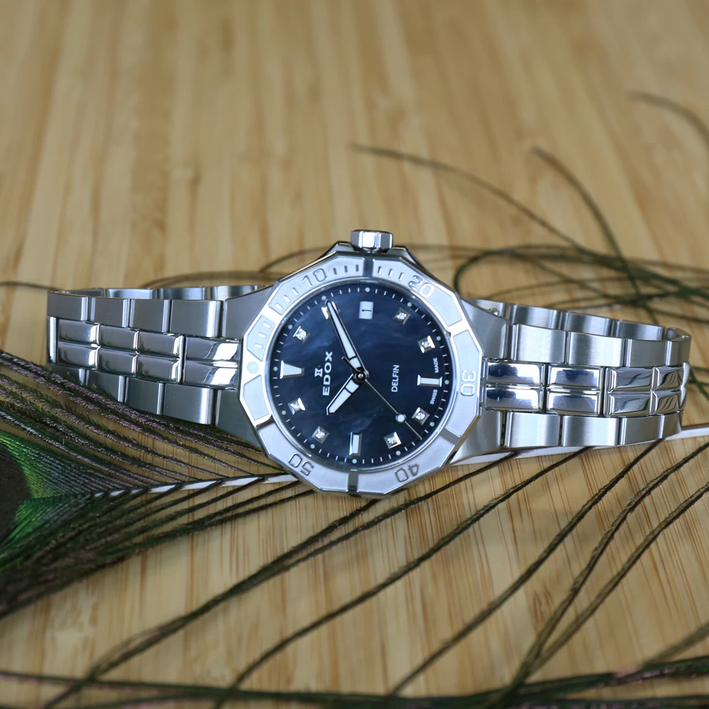 Edox Delfin 53020-3M-NANND Delfin Diver Watch 3 Edox Delfin 53020-3M-NANND Delfin Diver Watch - Image 3