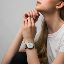 Keinzeit KZ38SSSM Silver Symphony Watch -Professional Watch Store keinzeit keinzeit kz38sssm silver symphony 38 silver mesh watch kz38sssm 14628184