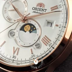 Orient Bambino RA-AK0801S10B Bambino Sun & Moon Watch -Professional Watch Store orient ra ak0801s10b bambino sun moon 15671120