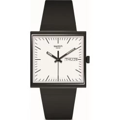 Swatch Plastic Bio - What If SO34B700 What If... Black? Watch
